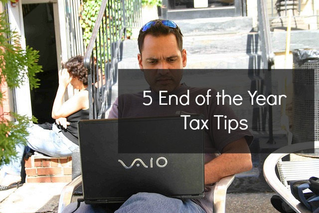 pensive man laptop tax tips