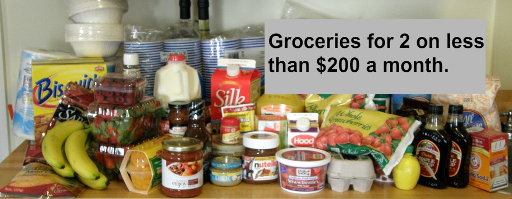 groceries for 2 per month