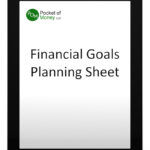 financial goals planning sheet